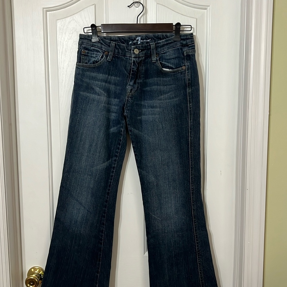 7 For All Mankind Dark Wash Flared Jeans